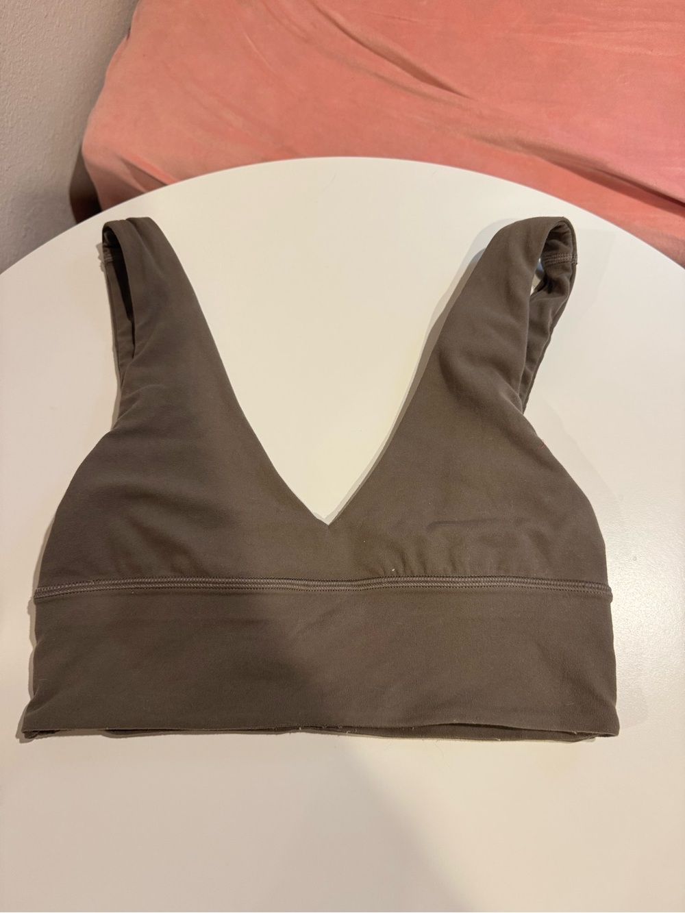 lululemon athletica V-Neck Bralette in Brown